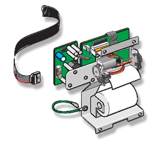 PRN-ID Einbaudrucker für NF50,NF50-S, NF300, NF3000, NF500, NF5000
