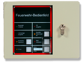 FBF 2003 Feuerwehrbedienfeld nach DIN 14661 für NOTIFIER Brandmelderzentralen