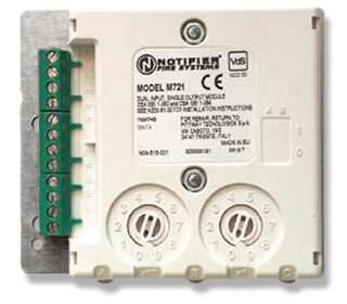 Überwachungsmodul für  TITANUS PRO SENS® für den NOTIFIER Ringbus mit Montageplatte