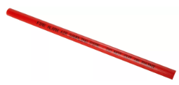 Ansaugrohr ROT, ABS, Durchmesser 25 mm, 2,4 Meter Länge, 1 VE = 25 Stck.