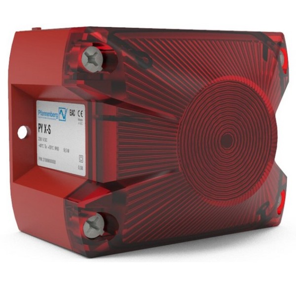 Blitzleuchte PYRA PY X S 05 24V DC rot/rot