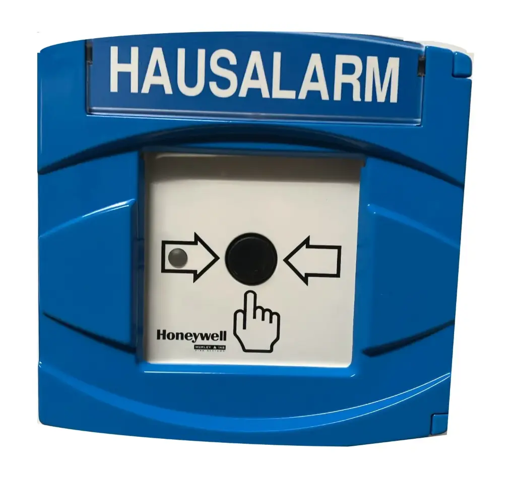 Morley Handfeuermelder Hausalarm blau