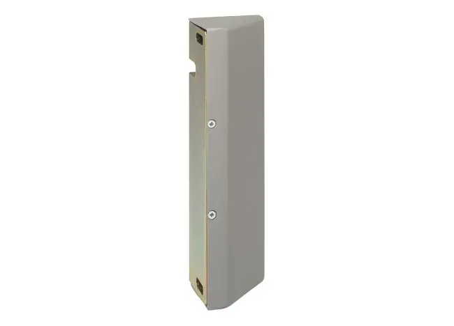 Winkelzusatz A03 zum Aufbaugehäuse A01/A02 für flächenbündige Türen, Edelstahl