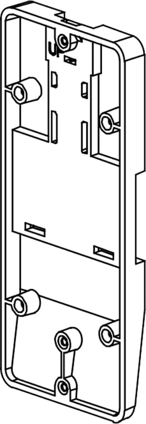 Hutschienenadaptern, 1 VE = 10 Stück
