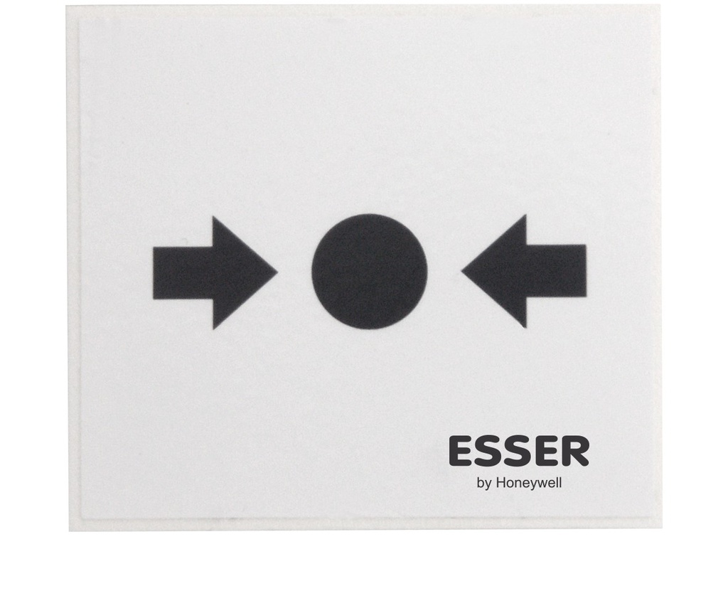 Ersatzglasscheibe, für kleine Handmelder, EN 54 ESSER, 1 VE = 10 Stck.