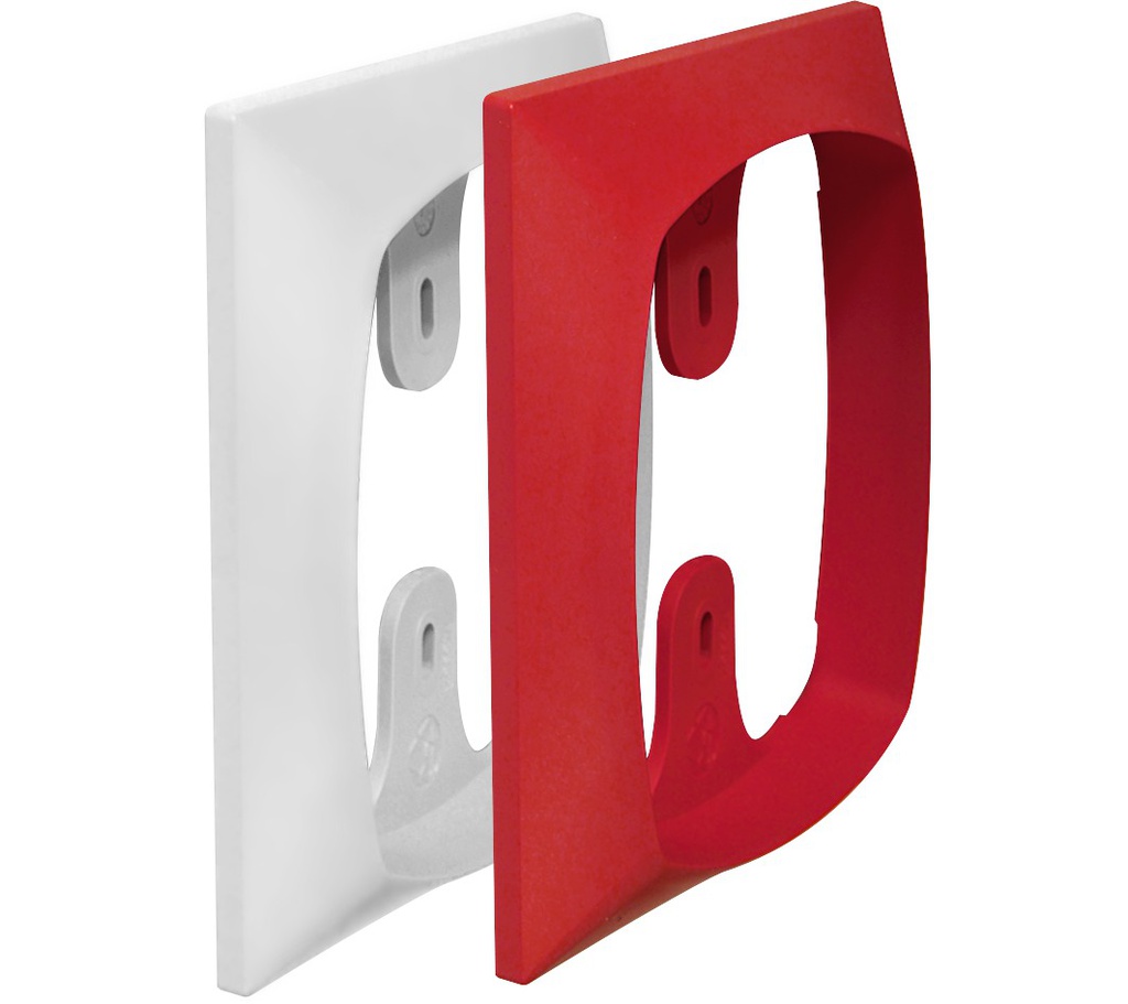 IQ8Wireless-Montagerahmen für IQ8Alarm, 1×rot und 1×weiß