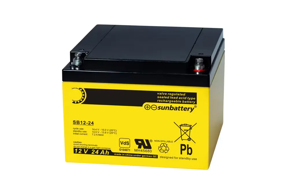 Akku 12 V DC/24 Ah Kapazität