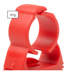 [PIP-009] Rohrschelle ROT, 25 mm, VE=20 Stück