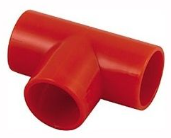 [PIP-008] T-Stück ROT, 25 mm, VE=10 Stück