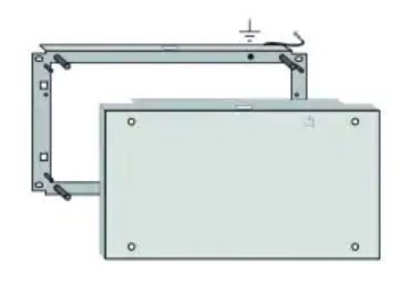 [020-594] 19" BP-6HE 19" Einbaurahmen mit Blindplatte 