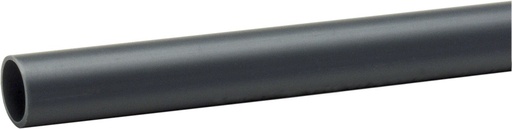 [PIP-001-2.4-G] Ansaugrohr GRAU, ABS, Durchmesser 25 mm, 2,4 Meter Länge, 1 VE = 25 Stck.