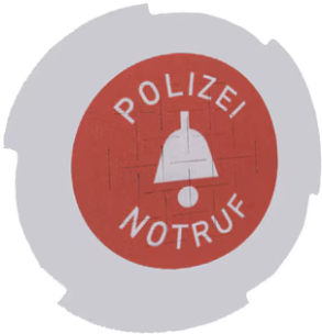[031552] Papiersiegel für Überfalltaster , VPE = 10 Stück