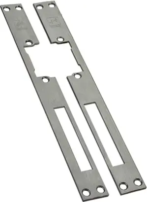 [019092] Flachschließblech Edelstahl für Türöffner 118 