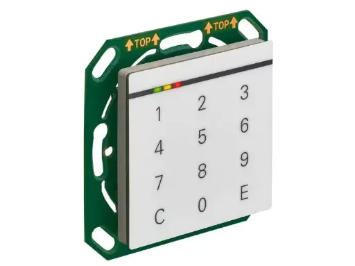 [PI5512W.63] Insertic-55 Leser mit Tastatur, weiß, Multi-ISO und Bluetooth-fähig, RS-485 Modulbus.