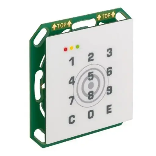 [PI6012W.63] Insertic-60 Leser mit Tastatur, weiß, Multi-ISO und Bluetooth-fähig, RS-485 Modulbus.