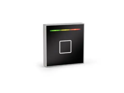 [PIC00B.63] Insertic Touch Leser ohne Tastatur, schwarz und weißaluminium, Multi-ISO und Bluetooth-fähig, RS-485 Modulbus.
